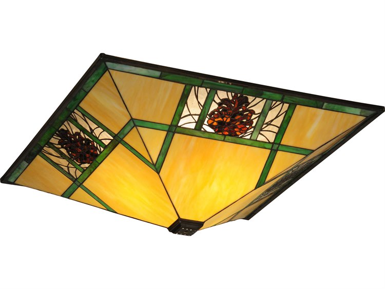 Meyda Pinecone Ridge with Hooks Shade