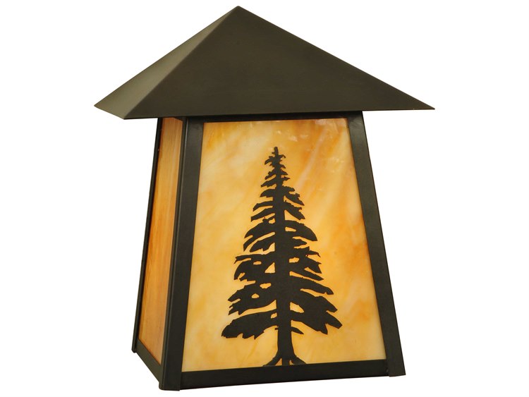 Meyda Stillwater Tall Pine Outdoor Wall Light
