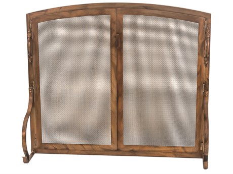 Meyda High Prime Arched Operable Door Fireplace Screen