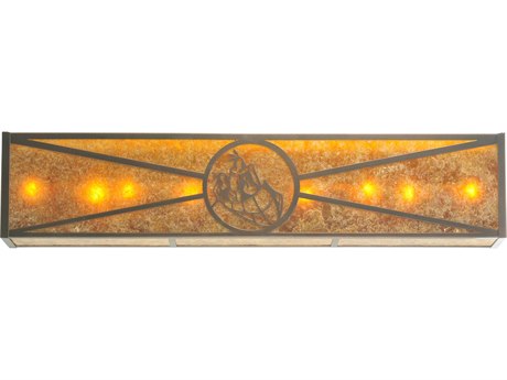 Meyda Nautical 8-Light Bronze Vanity Light