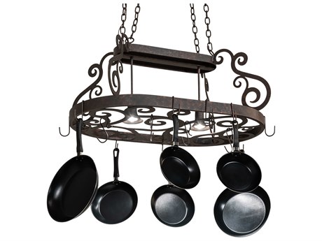 Meyda Neo 2-Light Rust Copper Island Pendant