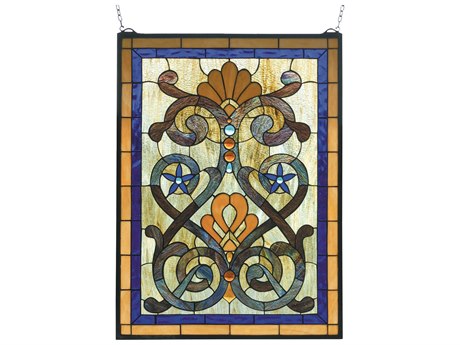 Meyda Mandolin Stained Glass Window