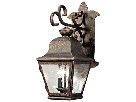 Meyda Palmer 2 - Light Glass Outdoor Wall Light