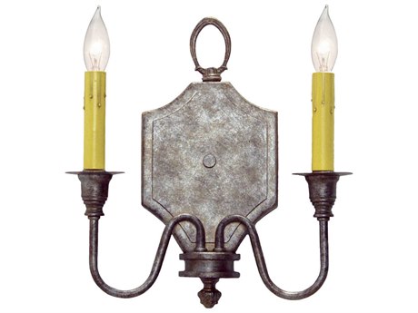 Meyda Paquita 2-Light Corinth Gray Wall Sconce