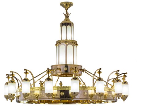 Meyda Brass With Steel Cylinder Pendant