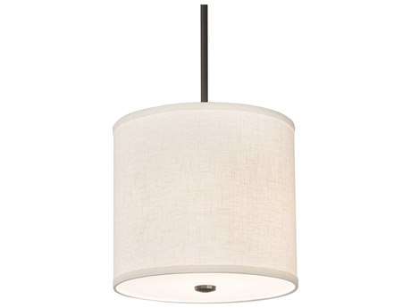Meyda Cilindro 1-Light Bronze Drum Pendant