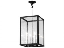 Meyda Kitzi Box 16-Light Black Glass Candelabra Tiered