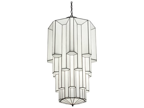 Meyda 3-Light Brown Glass Pendant