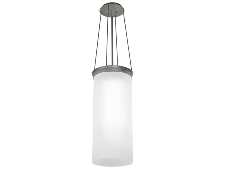 Meyda Led Nickel Glass Cylinder Pendant