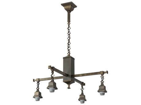 Meyda 4-Light Brass Pendant