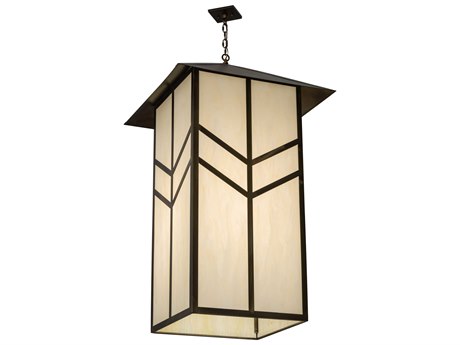 Meyda Santa Fe 1-Light Copper Glass Pendant