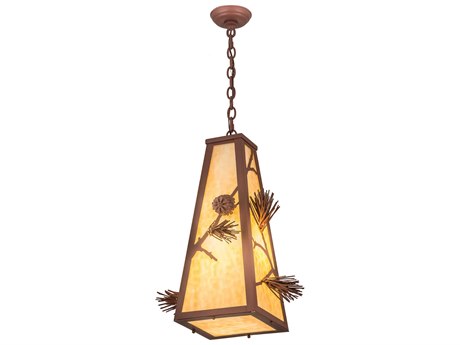 Meyda 1-Light Brown Glass Pendant