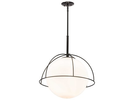 Meyda 1-Light Black Globe Pendant