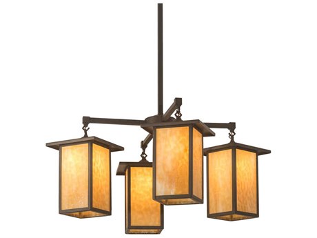 Meyda 4-Light Brown Pendant