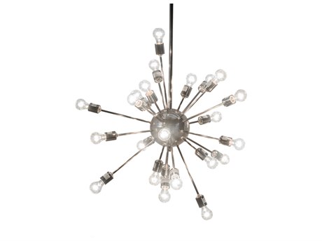 Meyda 24-Light Nickel Sputnik Pendant