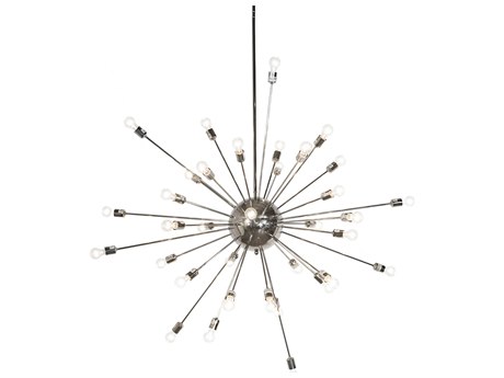 Meyda 36-Light Nickel Sputnik Pendant