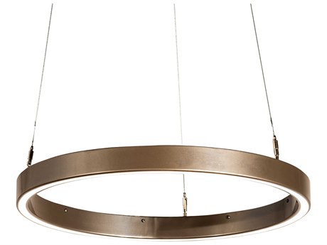 Meyda Anillo Strip Bronze LED Round Pendant