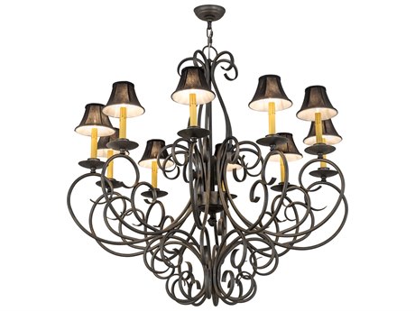 Meyda Phillipe French Bronze Empire Chandelier