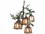 Meyda Pine Branch Valley View 28" Wide 5-Light Mahogany Bronze Lantern Chandelier  MY265656