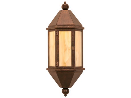 Meyda Plaza Lantern 1 - Light Outdoor Wall Light