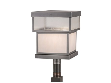 Meyda Glass Outdoor Post Light