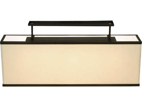 Meyda Quadrato 5-Light Oil Rubbed Bronze Off White Island Pendant
