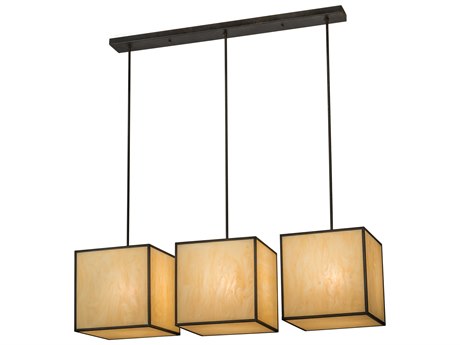 Meyda Quadrato Kessler Chestnut Brown Geometric Pendant