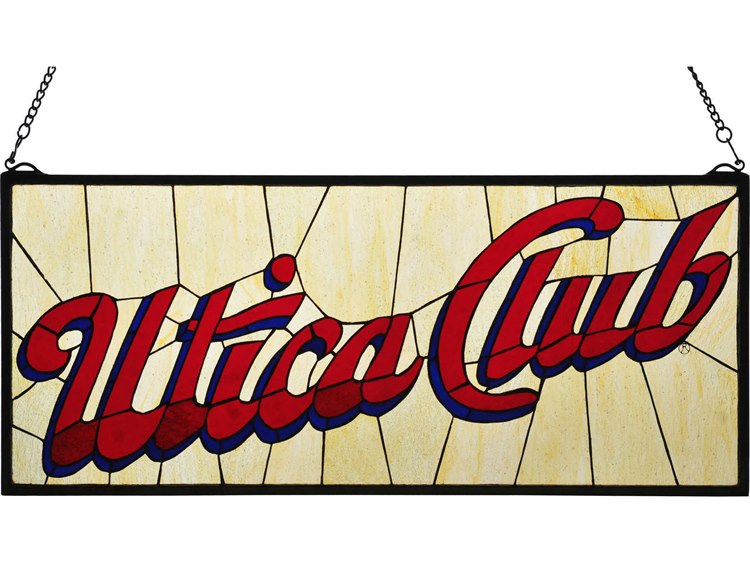 Meyda Utica Club Stained Glass Window