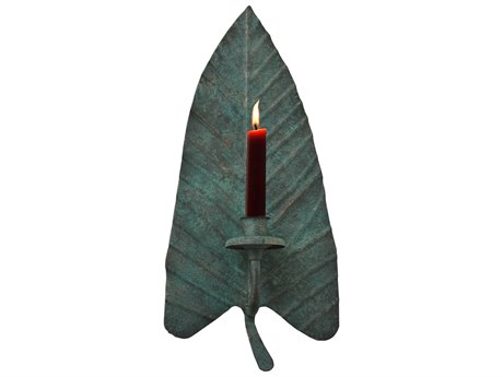 Meyda Arum Leaf Wall Candle Holder