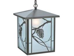 Meyda Whispering Pines 6-Light Brown Metallic Glass Linear