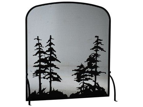 Meyda Tall Pines Arched Fireplace Screen