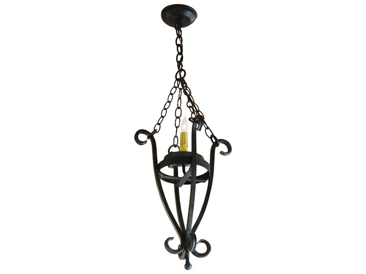 Meyda Costello 1-Light Black Pendant