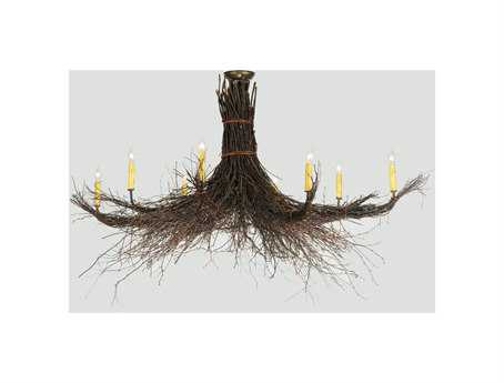 Meyda Twigs 8-Light Copper Pendant