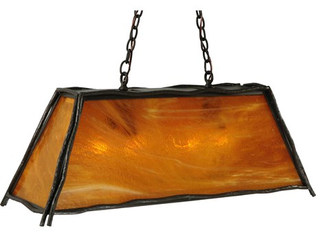 Meyda Rustic 4-Light Copper Pendant
