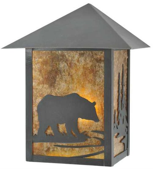 Meyda Seneca Bear Creek Outdoor Wall Light
