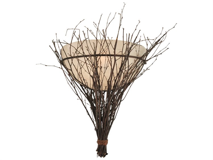 Meyda Twigs 1-Light Bronze Wall Sconce