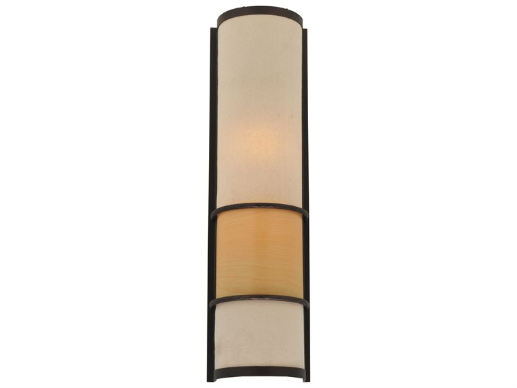 Meyda Rustic 2-Light Bronze Wall Sconce