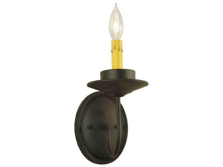 Meyda Rustic 1-Light Brown Wall Sconce