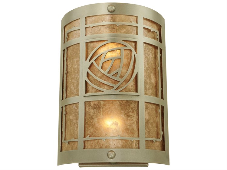 Meyda Rustic 2-Light Nickel Wall Sconce
