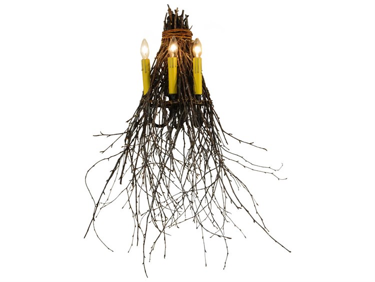 Meyda Twigs 3-Light Bronze Wall Sconce