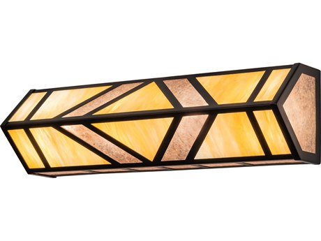 Meyda Santa Fe 4 - Light Glass LED Outdoor Wall Light