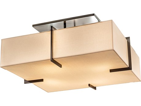 Meyda 8-Light Bronze LED Semi Flush Mount
