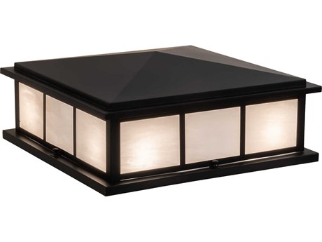 Meyda Seneca Double Bar Mission 4 - Light Glass Outdoor Pier