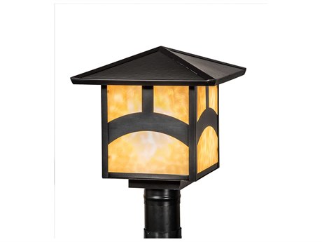 Meyda Seneca 1 - Light Glass Outdoor Post Light