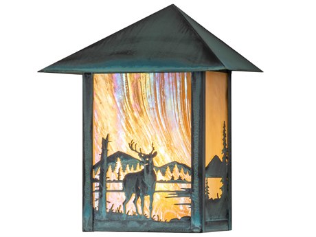 Meyda Seneca 1 - Light Glass Outdoor Wall Light