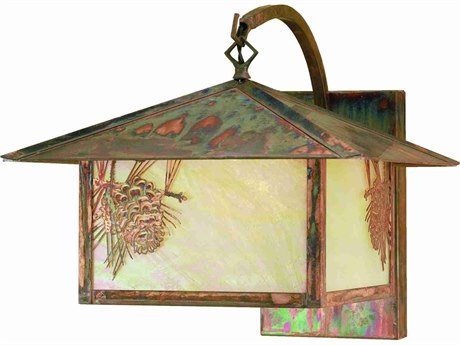 Meyda Seneca Winter Pine Outdoor Wall Light