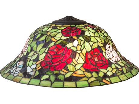 Meyda Tiffany Rosebush Ruby 20" Shade