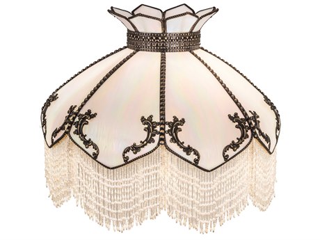 Meyda Isabella White / Iridescent 21" Shade