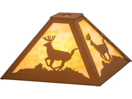 Meyda Lone Deer Beige 17" Shade