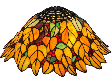 Meyda Follaje Sunflower / Green 16" Shade